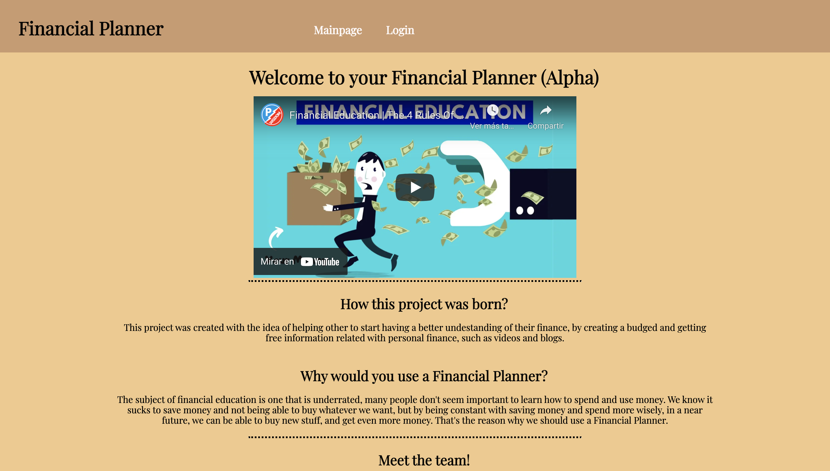 A picture that displays that a website is being created